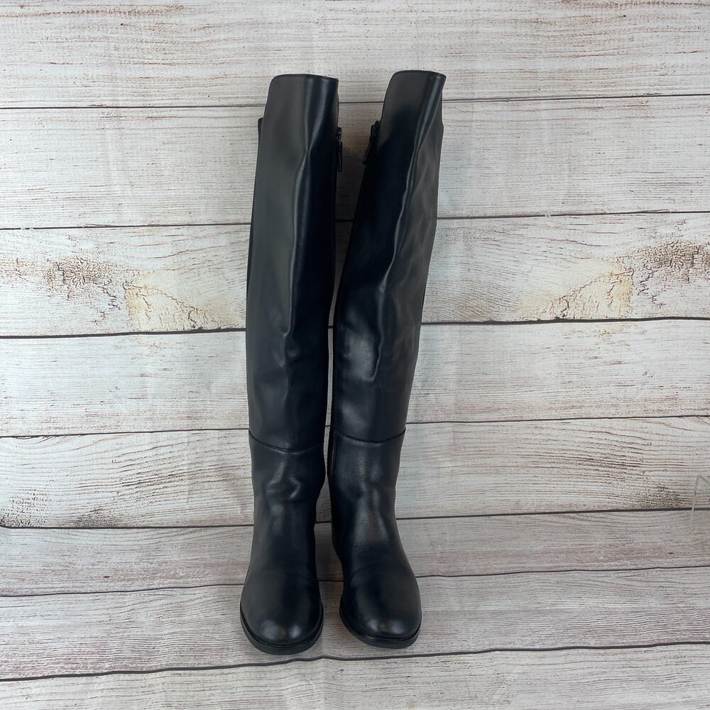 Cole Haan Grand Ambition Huntington Womens Sz 7.5B Boots Black Leather - Picture 3 of 9